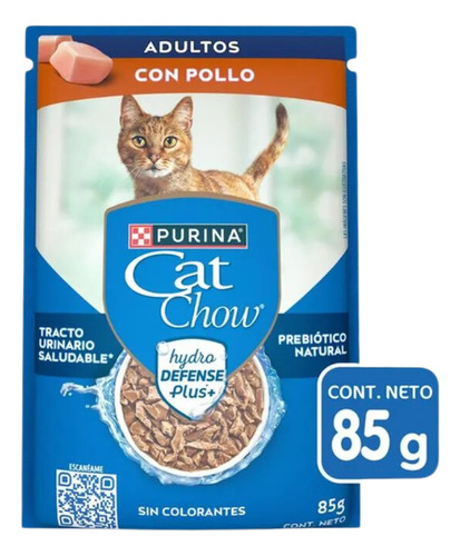 80 Sobres Cat Chow Gato Adulto Sabores Surtidos