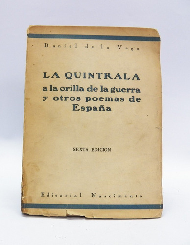 Libro La Quintrala La Orilla De La Guerra/ Daniel D La Vega