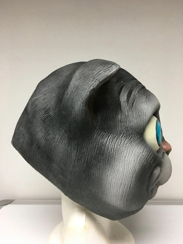 Mascara Gato Animales Latex Halloween Disfraz Fiesta Cat
