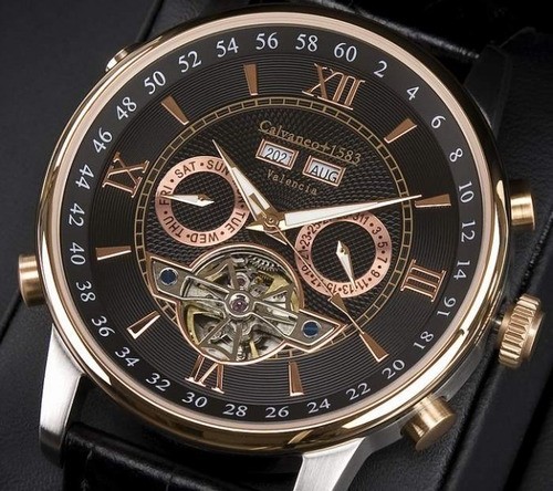 Relógio Calvaneo 1583 Valencia Rosegold Automático