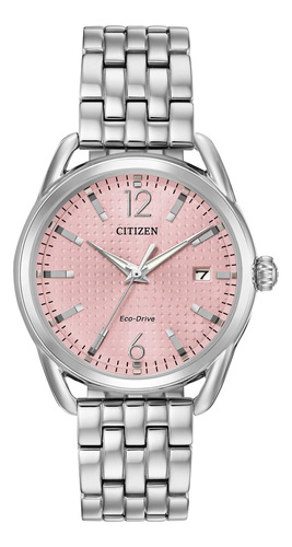 Reloj Clásico Citizen Eco-drive Dress Para Mujer En Acero In