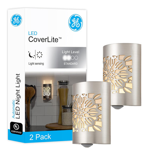 Luz Nocturna Led Coverlite, Decorativa, Enchufable, Sen...