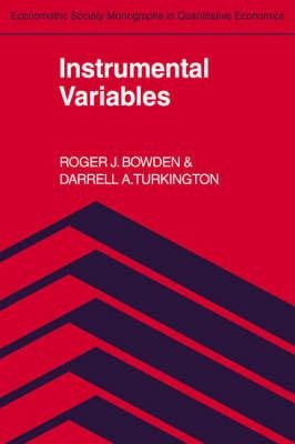 Econometric Society Monographs: Instrumental Variables Se...