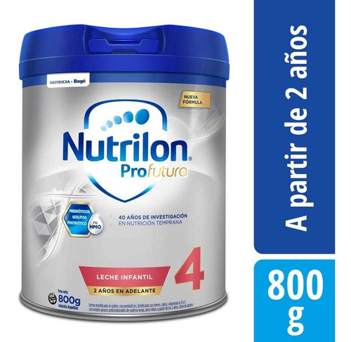 Leche Infantil X 800grs Etapa 4 Profutura Polvo Nutrilon