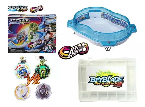 Kit Maleta Beyblade + 6 Beyblade Burst + 2 Beyblade Infinity Nado + 4  Lançador em Promoção na Americanas