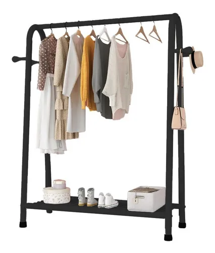 Perchero Ropa Rack Metálico 1 Nivel Closet Reforzado 120 Cm