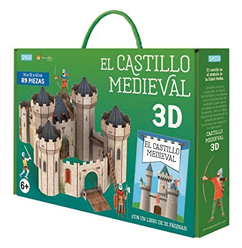 Castillo 3d Carton+maqueta Edic Ilustrad