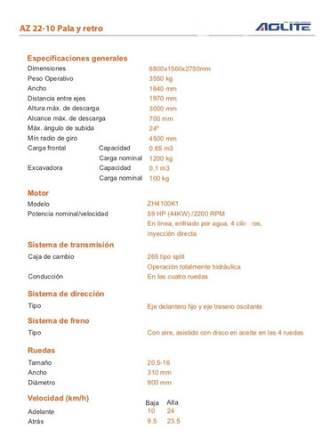 Pala Y Retro Aolite Az 22-10
