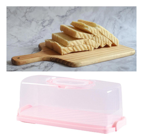 Caja De Pan De Pan Rectangular Con Asa Herramienta De Cocina