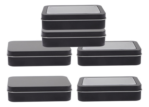 Cajas De Almacenamiento Con Tapas, Caja De Cartón, 6 Unidade