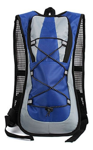 Mochila Hidratação Impermeável Bolsa Ciclismo Bike 2l Azul 