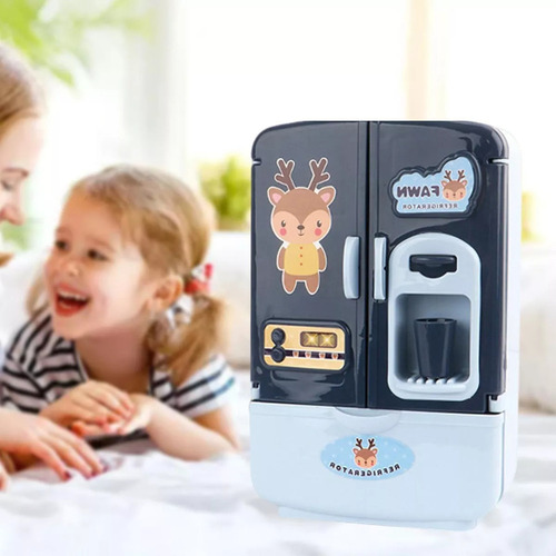 R Nevera De Juguete Para Niños, Mini Juego De Cocina.ab
