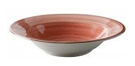 Plato Hondo 25cm Salmon Porcelana Pa16189037 Corona Xavi