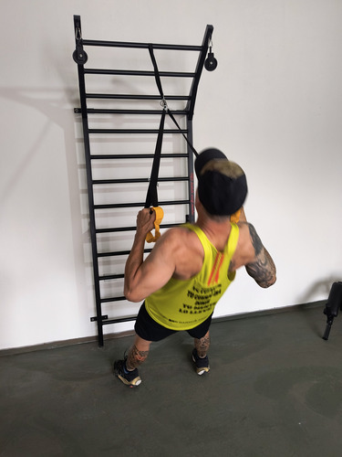 Espaldar Sueco 1.00x220mts Pro+poleas+trx Spartancode