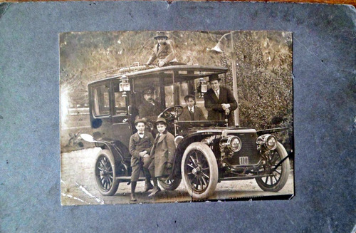 Fotografia Panhard Levassor 1910 Antigua Matricula 110