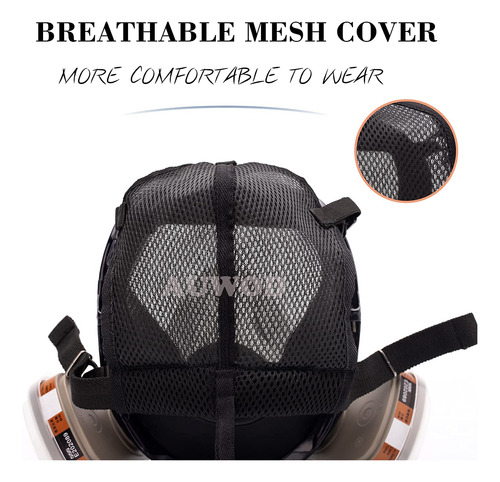 Respirador Facial Integral Auwod 17 En 1 Reutilizable Para A