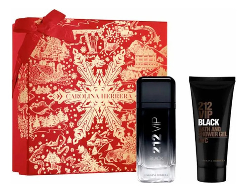 Carolina Herrera 212 Vip Black Edp 2 Produtos Volume Da Unidade 100ml