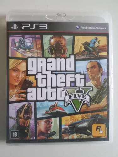 Jogo/CD Midia Fisica Playstation 3: Grand Theft Auto Five em