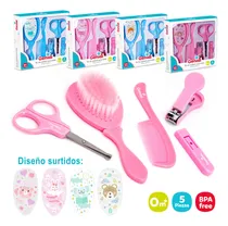 Comprar Estuche Kit Set Bebe Cuidado 5 Piezas Cepillo Corta Uñas