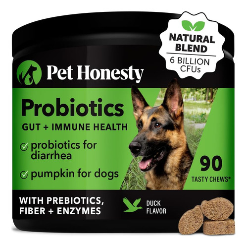 Pethonesty Probioticos Avanzados Y Enzimas Perros 90 Und