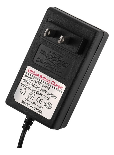 Cargador De Fuente De Alimentación Adaptador De Batería 29.4