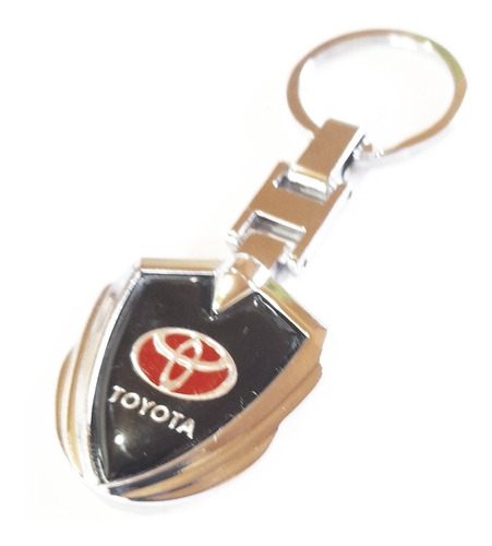 Llavero Con Logo Toyota Por Un Lado