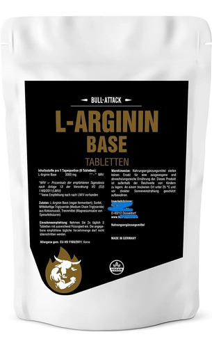 Arginina 3000 L'arginina / 500 Capsulas . Stock