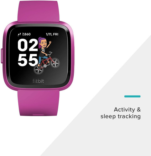 Fitbit Versa Lite Edition Smart Watch, One Size (s & L Bands