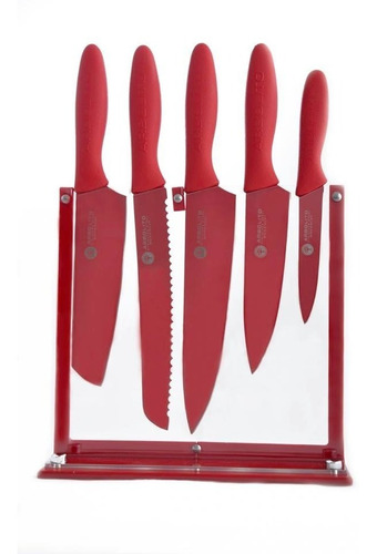 Set De Cuchillos Arbolito Bokercut Cocina 5u