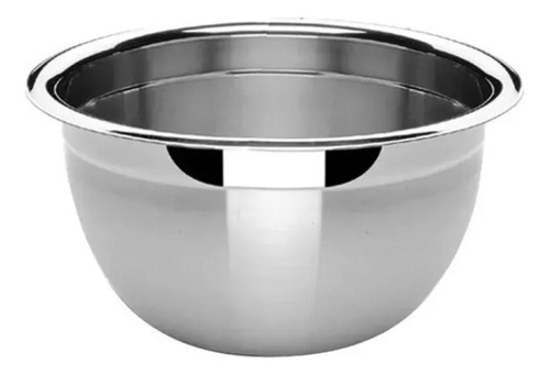 Tigela Em Aço Inox - Bowl - 24 Cm Baccani