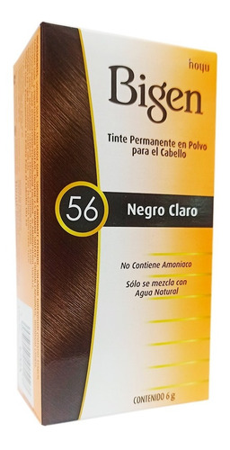 Bigen Negro Claro 56