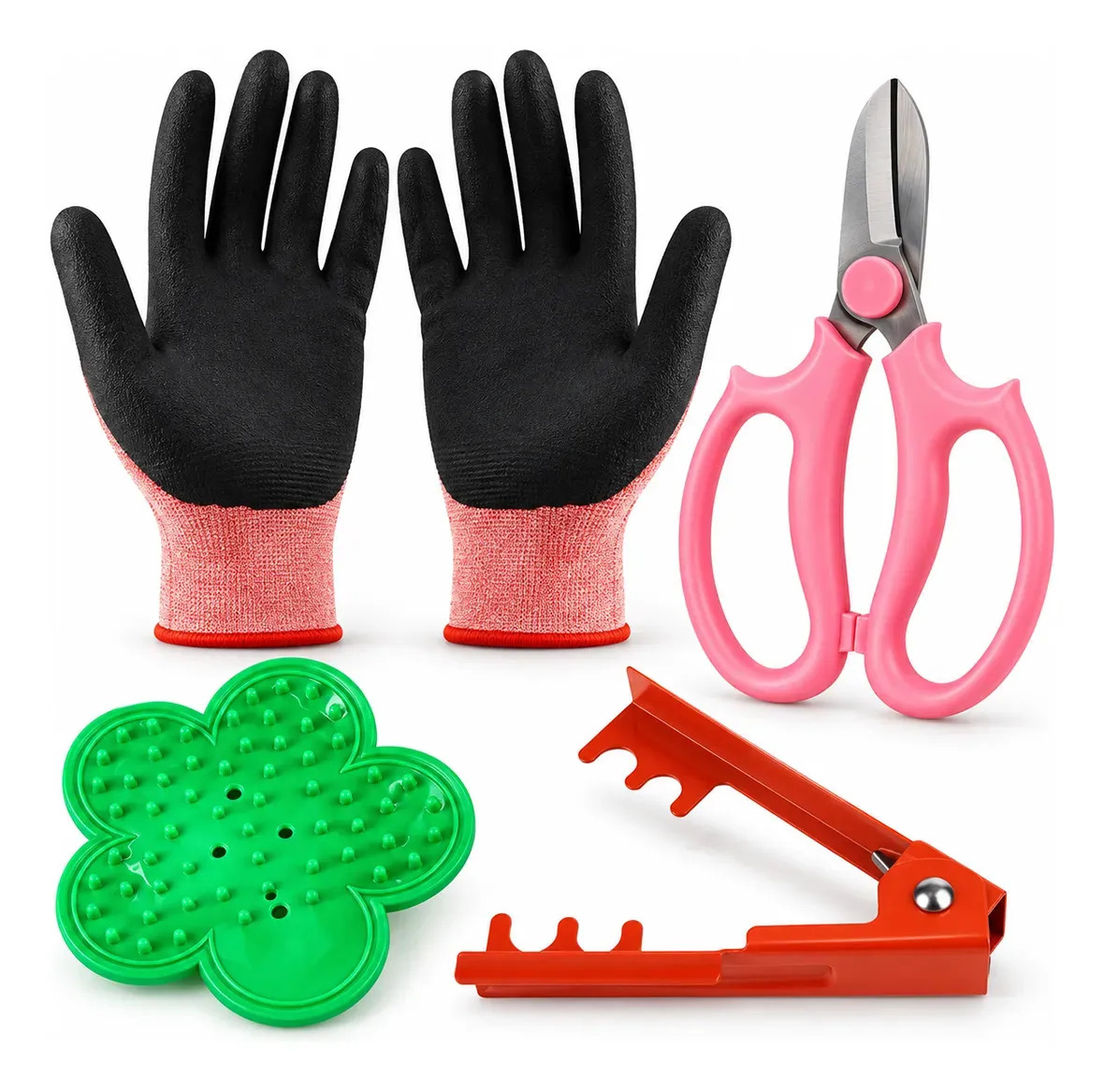 Kit de Jardinería para Rosas con Tijeras de Podar y Guantes además de Herramientas para Quitar Espinas