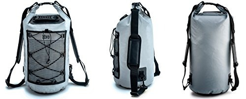 Imagen 3 de 6 de Zbro Waterproof Dry Bag Con 2 Bolsillos, Correas Acolchadas