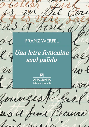 Una Letra Femenina Azul Pálido - Franz Werfel