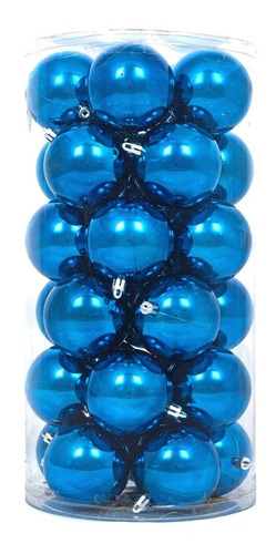 Esferas Navideñas Colgable 30 Pzs Plastico Arbol Navidad 7cm