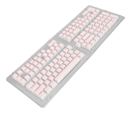Pbt Keycaps Teclado 129 Llaves Pudding Altura Transparente D