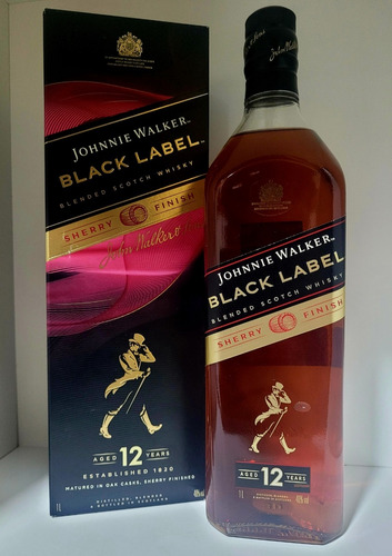 Whisky Johnnie Walker Black Label Sherry(1lt)