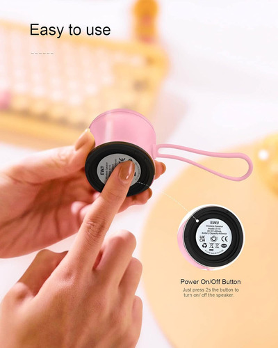 Mini Altavoz Bluetooth A119 Con Cordón, Altavoz Pequeño Con