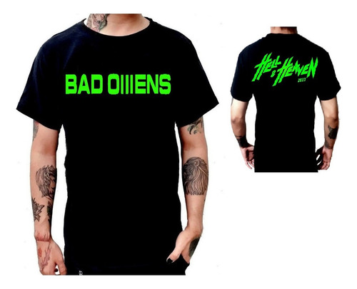 Playera Bad Omens Hell And Heaven 2023 México Fest 