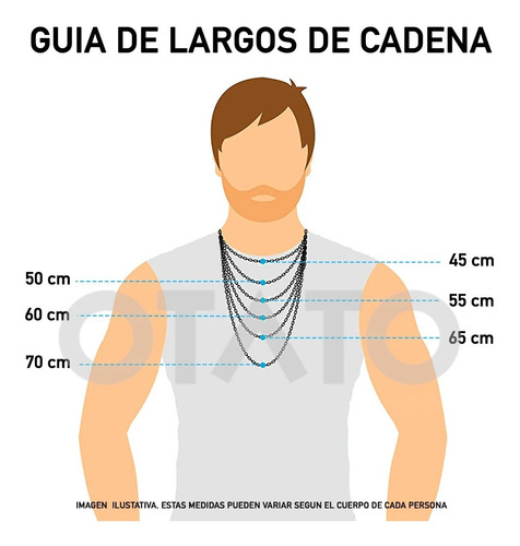Imagen 6 de 10 de Collar Hombre - Cadena Hombre - Collar Eslabón Cubano - Collar Acero Quirúrgico - Cadena Eslabon Cubano Acero 0.50 Cm