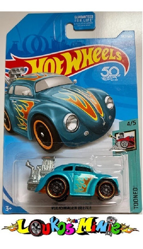 Hot Wheels Volkswagen Beetle Fusca Tooned 347/365 Original