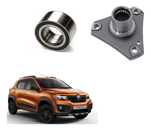 Maza Y Balero Delantero Con Abs Renault Kwid 2017-2023