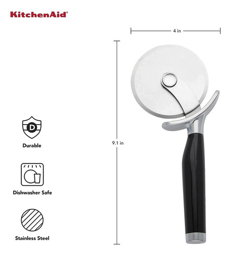 Kitchenaid Classic Pizza Wheel With Sharp Blade For Cutti...