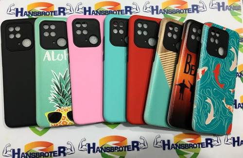 Imagen 2 de 3 de Funda Xiaomi Redmi 10c Protector Case Reforzado + Vidrio Hd