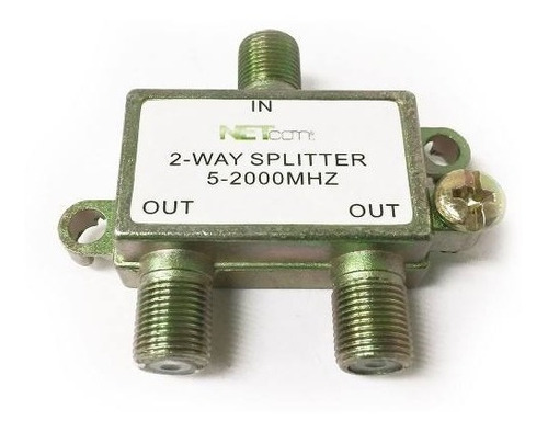 Splitter Coaxial 2 Vías 5-2000mhz 