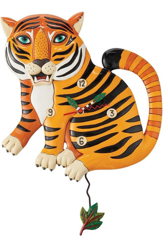 Enesco Allen Designs Stripes The Tiger Reloj De Pared 11,2 X