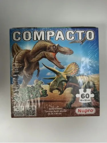 Rompecabezas Puzzle Dinosaurio Compacto 36 Pzs Nupro