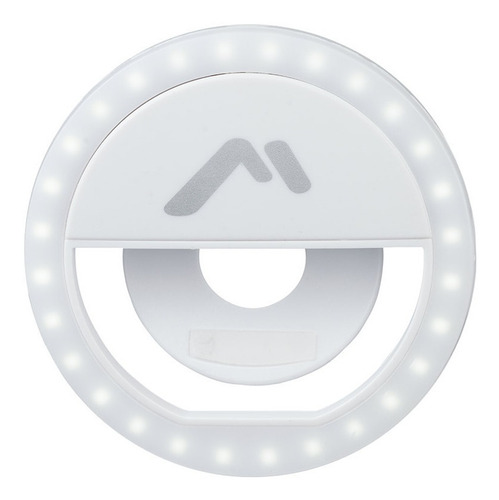 Aro C Tripie + Luz Led P Celular Smartphone Selfies Redes Color Blanco