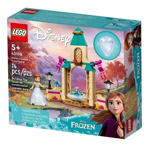 Lego Disney - Anna's Castle Courtyard - 74 Pcs - 43198 - Cantidad De Piezas 74