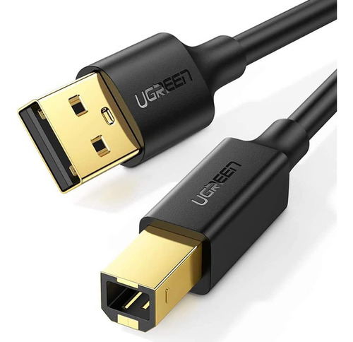 Cable de impresora Ugreen USB 2.0 para Bm, 2 metros, negro